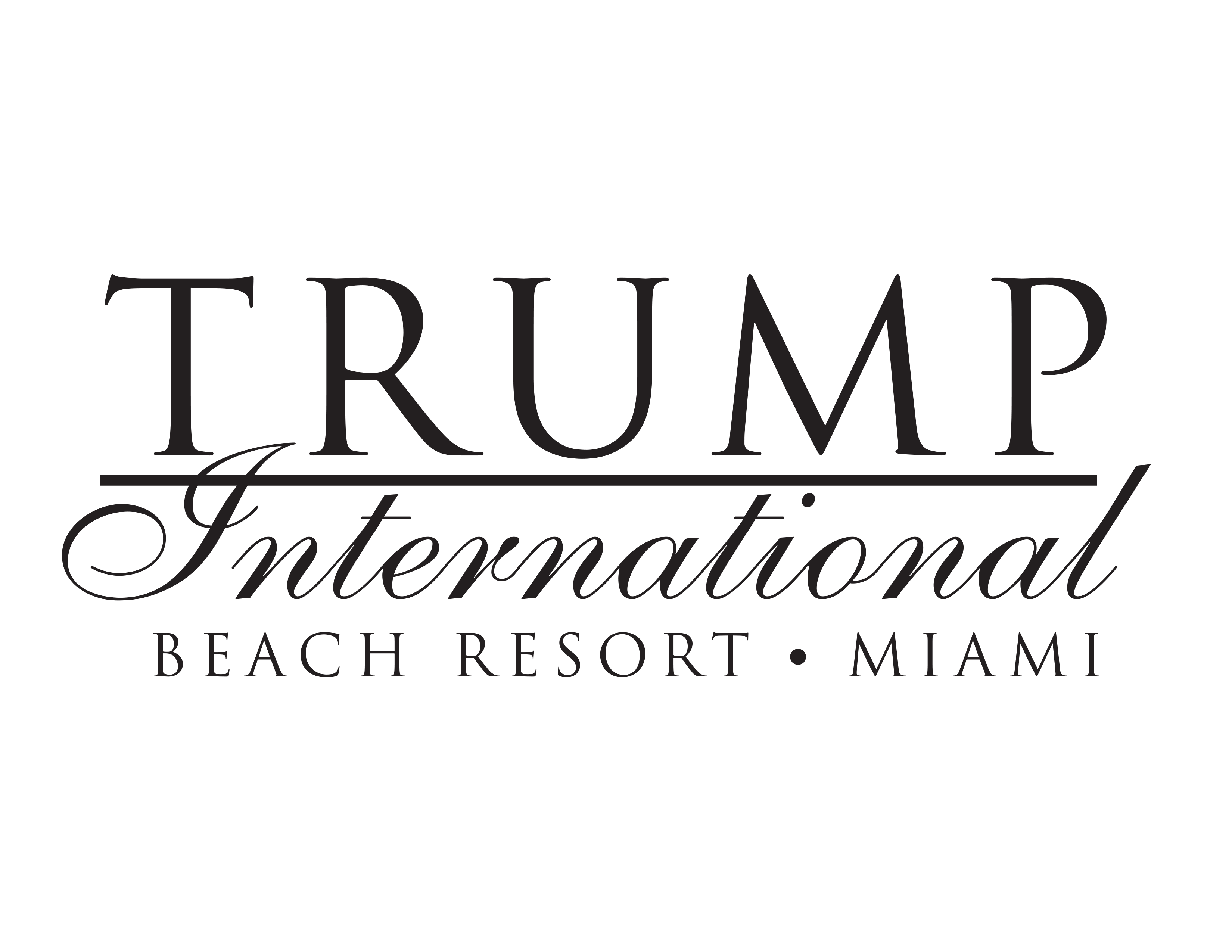 Trump International Beach Resort logo